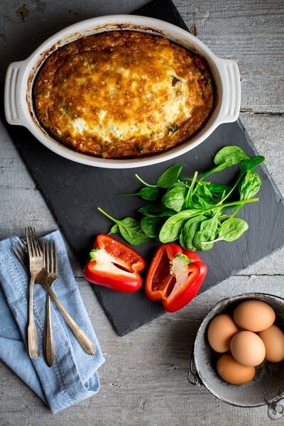 Baked Cheddar Frittata Recipe