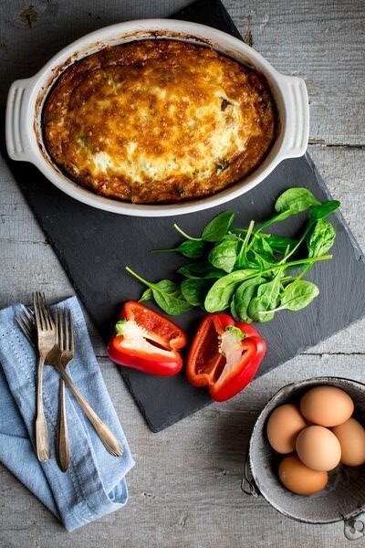 Image of Baked Cheddar Frittata Recipe