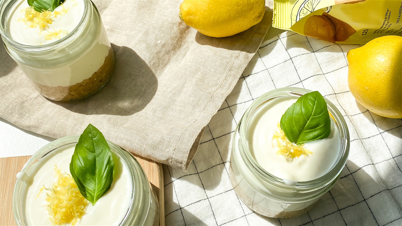 Image of No Bake Lemon Cheesecake