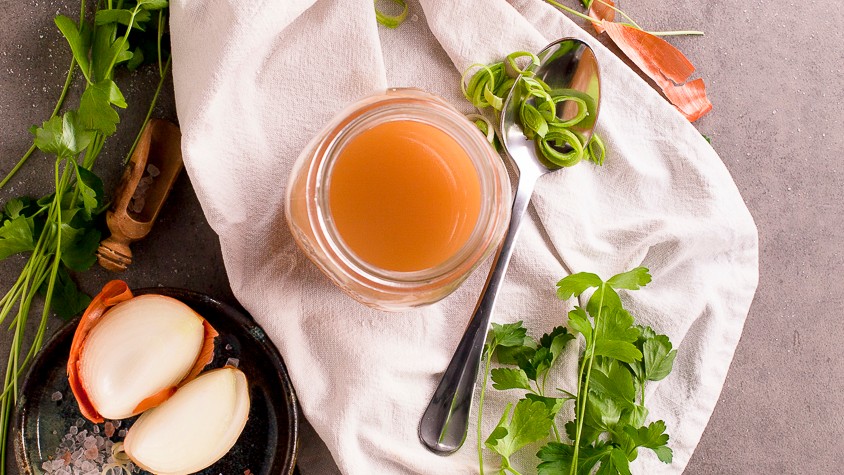 Image of Brown vegetable stock