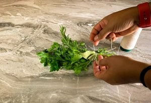 Image of Prepare your Bouquet Garni with parsley, thyme, bay leaf and...