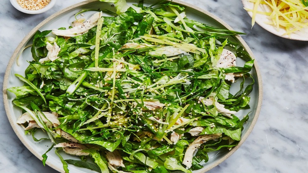 Image of Chicken Salad With Creamy Miso Dressing