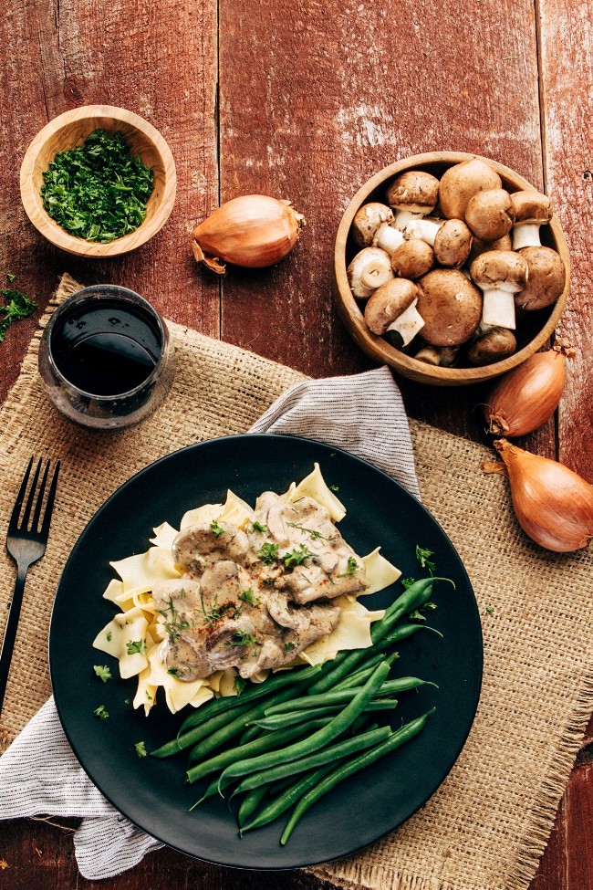 Image of Beef Stroganoff Recipe with Yogurt Sauce