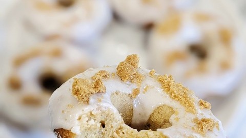 Image of Cinnamon Peanut Butter Donuts