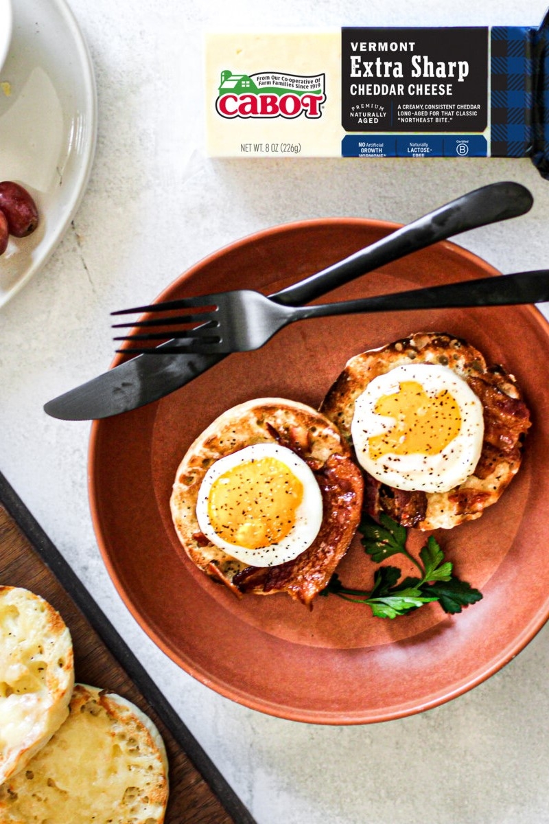 Open-Face Breakfast Sandwich