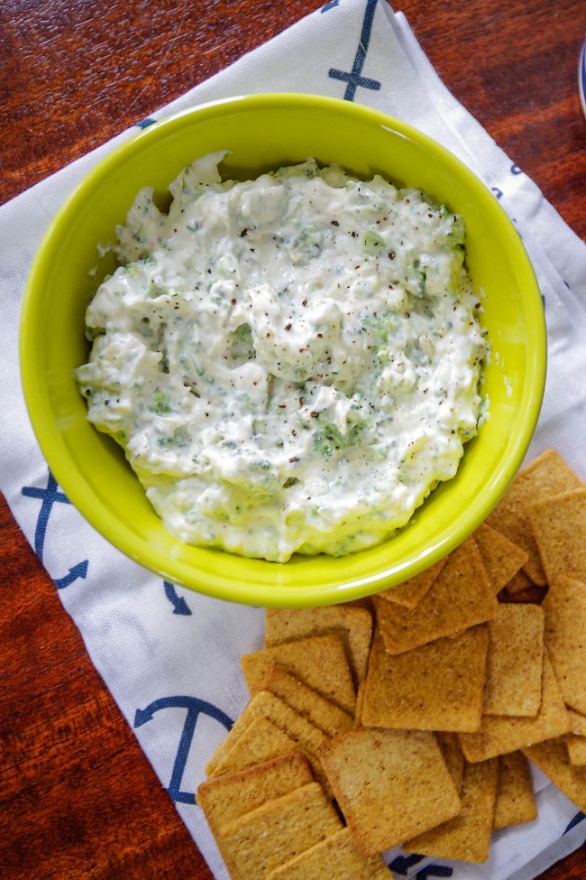 Image of Broccoli-Cheddar Greek Yogurt Topping