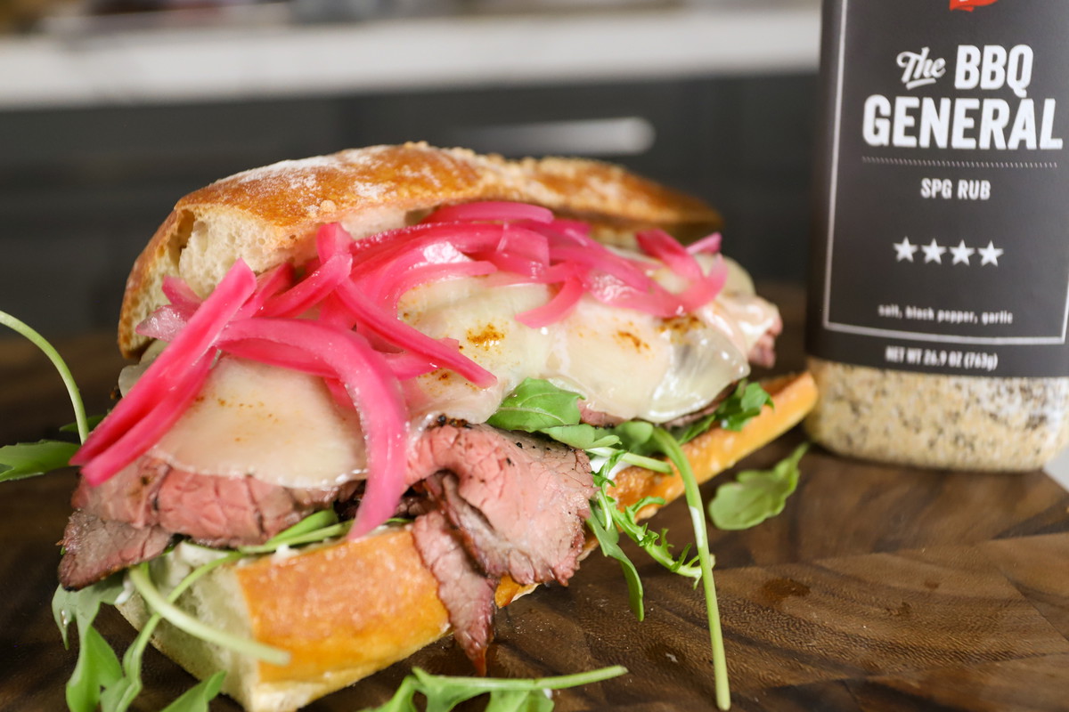 Smoked Tri Tip Sandwich
