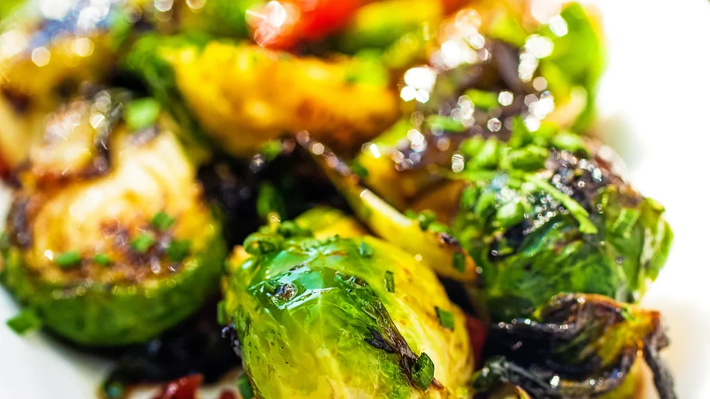 Image of Sweet n' Spicy Sprouts and Peppers