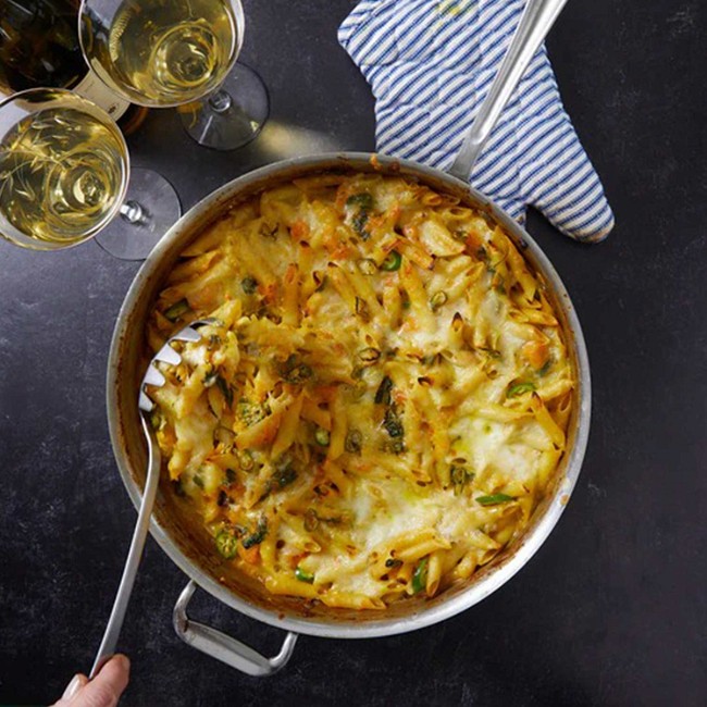 Image of Butternut Squash, Spinach and Pasta Casserole Recipe