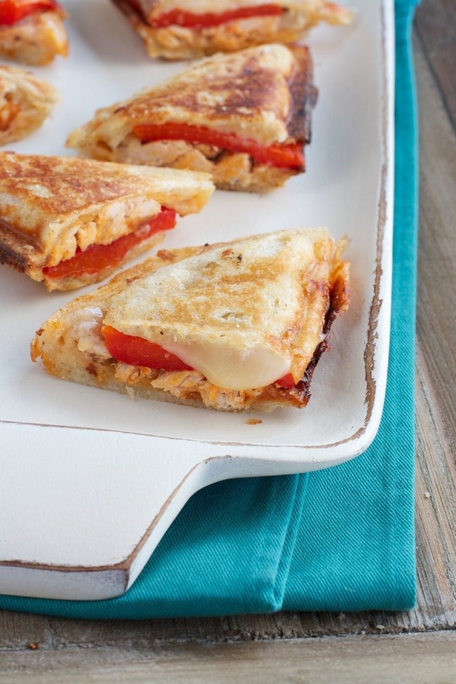 Image of Buffalo Chicken & Pepper Grilled Cheese