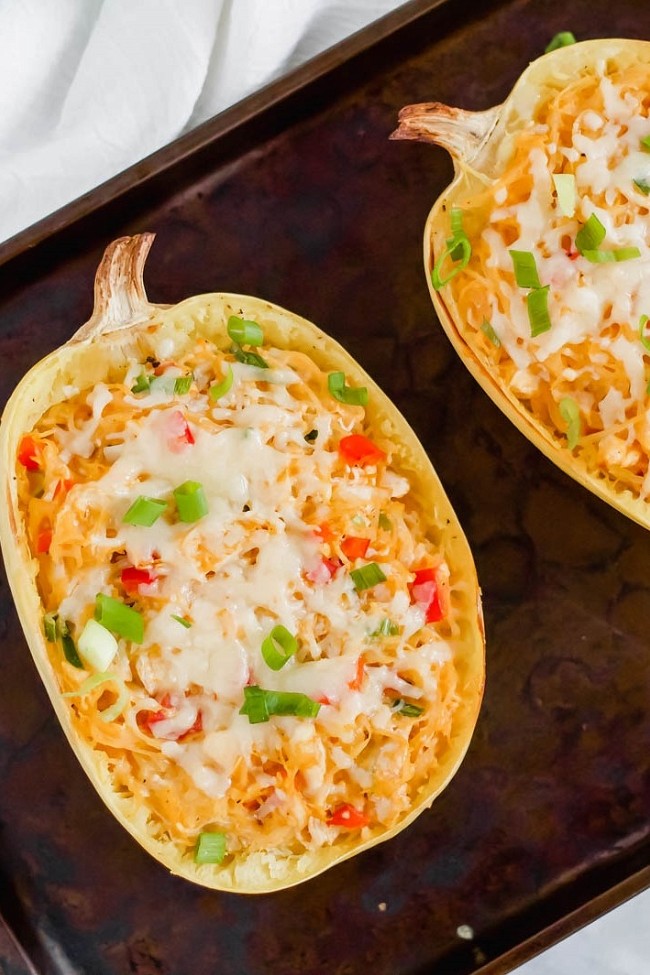 Image of Buffalo Chicken Spaghetti Squash