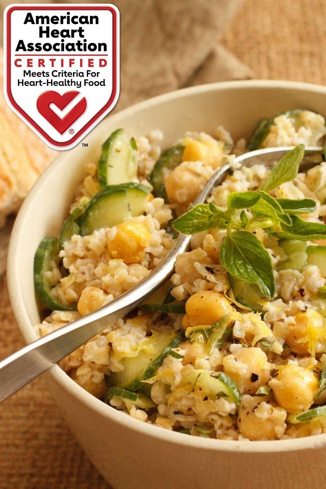 Image of Bulgur, Cucumber & Chickpea Salad