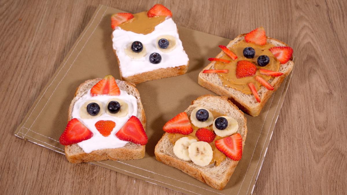 Animal Face Toast
