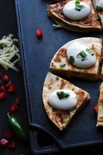Image of Butternut Squash Quesadillas with Cheddar