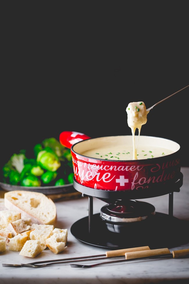 Image of Cabot Cheddar & Goat Cheese Fondue