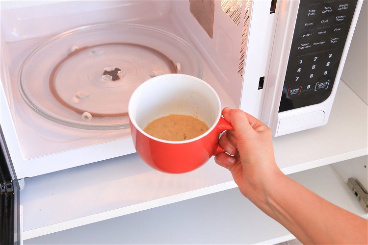 Image of Pop the mug into the microwave for 60 seconds.