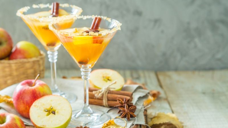 Image of Spiced Apple Kombucha Cocktail