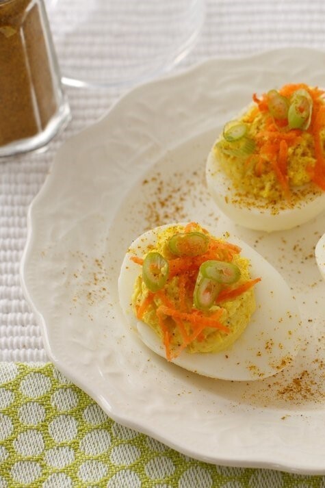 Image of Cabot Yogurt Curry Deviled Eggs