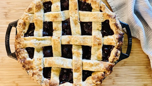 Image of Old-Fashioned Elderberry Cherry Pie