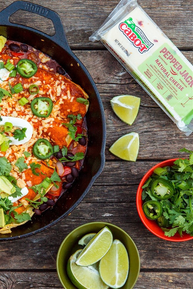 Image of Camp Stove Skillet Enchiladas