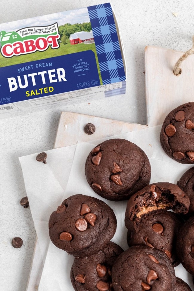 Image of Caramel Stuffed Chocolate Cookies