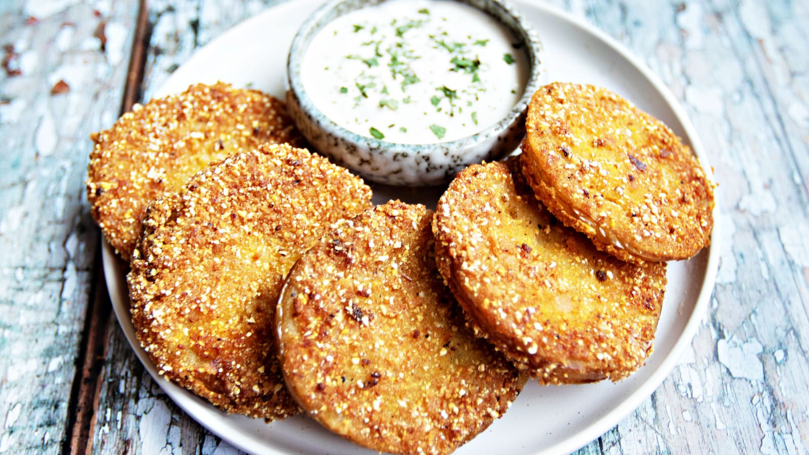 Image of Yaji Seasoned Fried Green Tomatoes