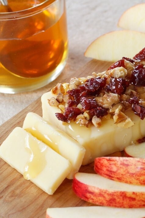 Cheddar with Honey, Walnuts & Dried Cherries