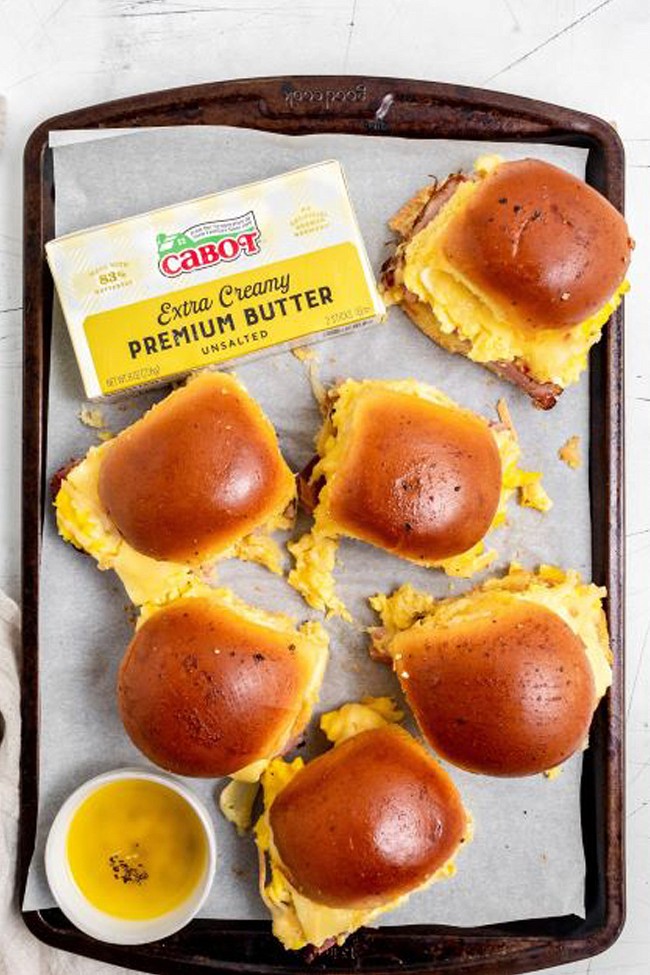 Image of Cheesy Breakfast Sliders