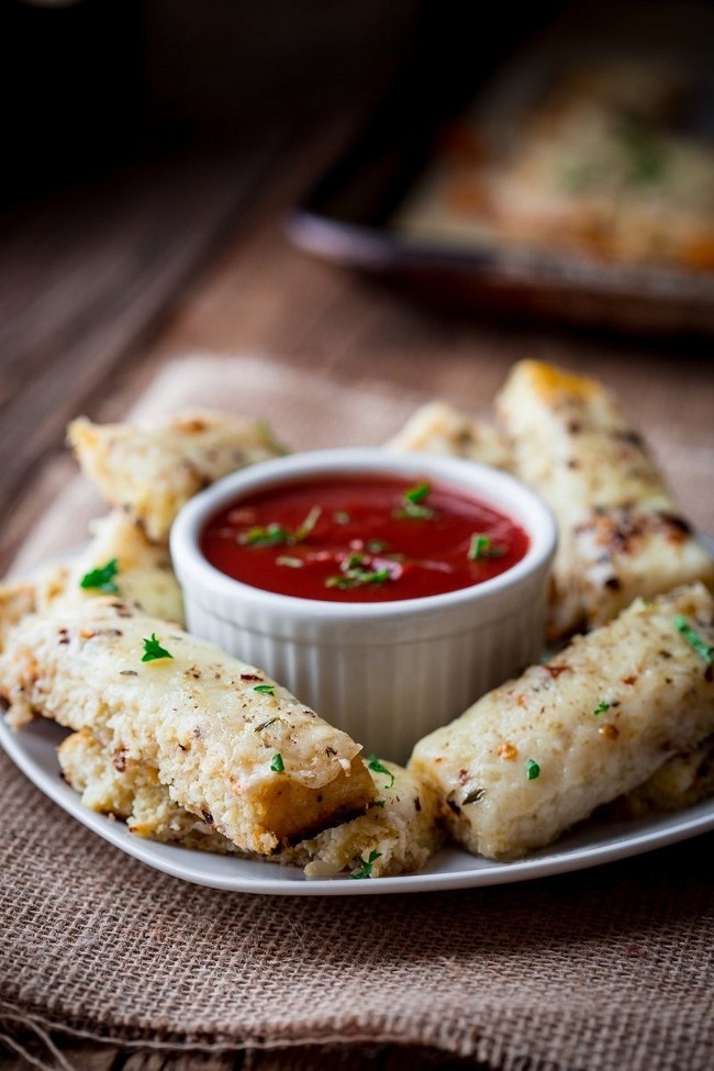 Image of Cheesy Cauliflower Breadsticks