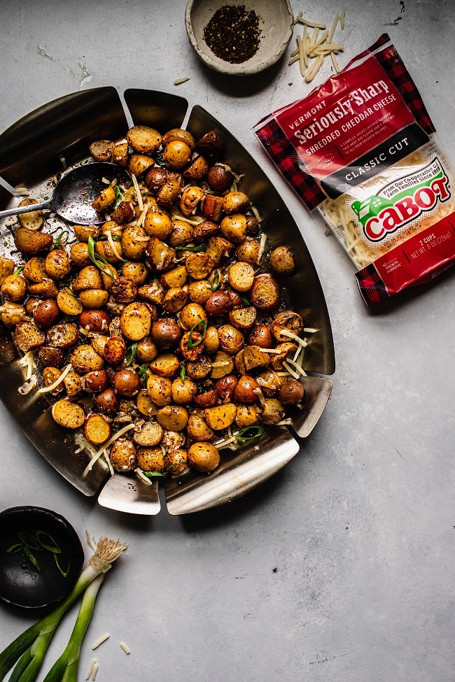 Image of Cheesy Grilled Za’atar Potatoes