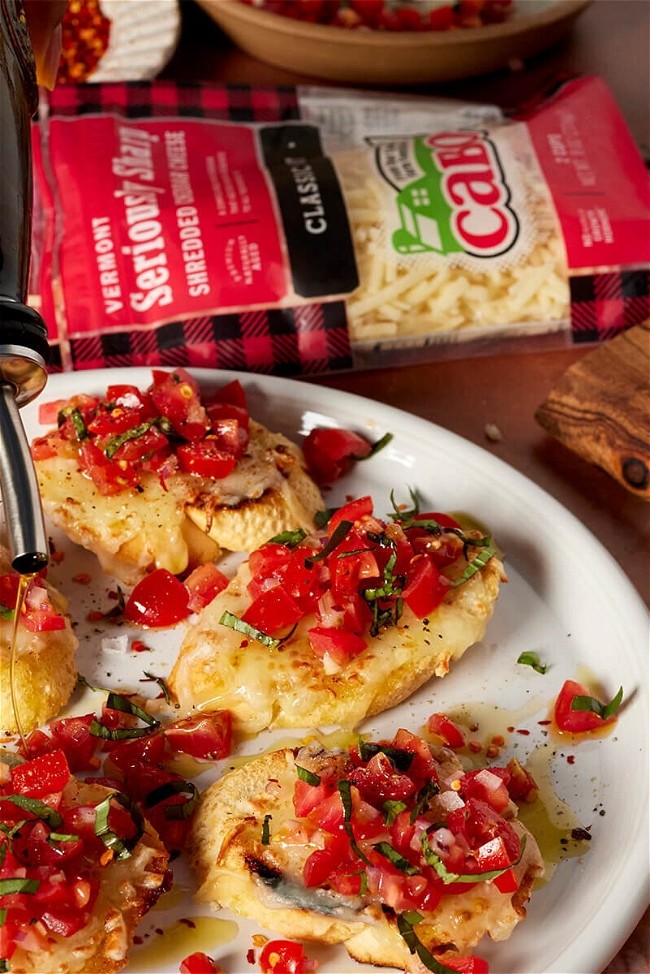 Image of Cheesy Tomato Bruschetta