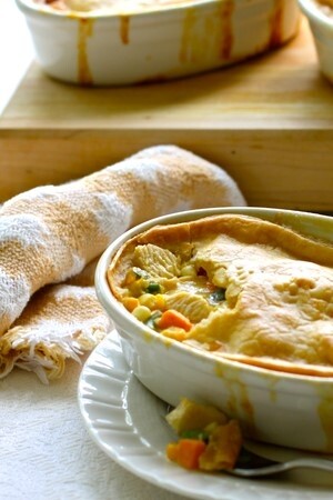 Chicken and Sweet Potato Pot Pies
