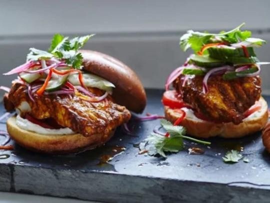 Image of Delicious Tandoori Cod Burgers
