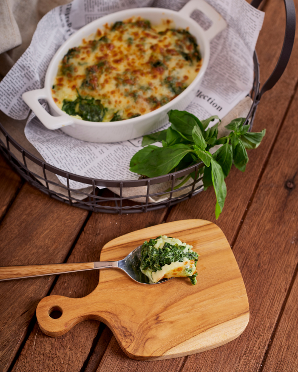 Image of Baked Spinach Artichoke Dip Pasta