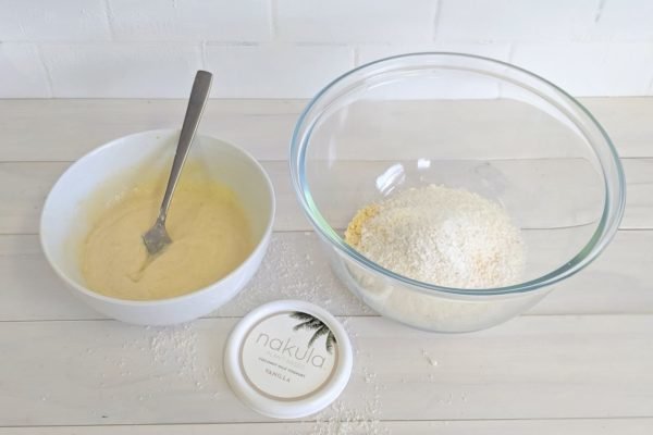 Image of In a separate bowl whisk together the yoghurt, egg &...