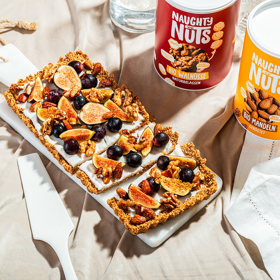 Feigentarte mit unseren Snacking Nuts Walnuss und Mandel