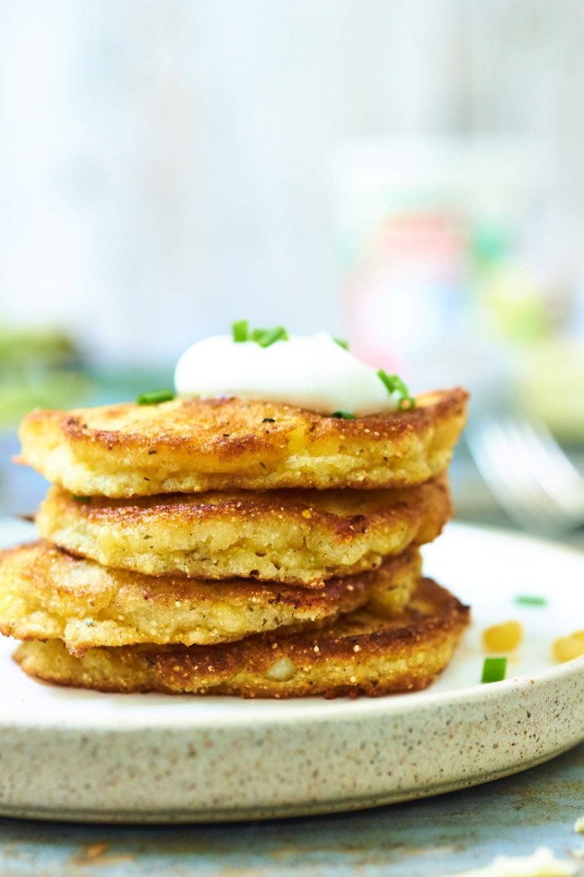 Image of Corn Cheddar Fritters with Cabot Cheddar