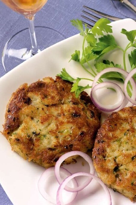 Image of Crab Cakes with Cabot Horseradish Cheddar