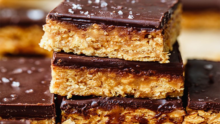 Image of Peanut Butter Cornflake Bars Recipe