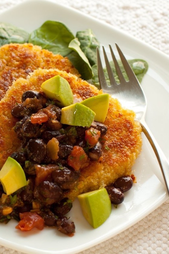 Image of Crispy Pepper Jack Couscous Cakes