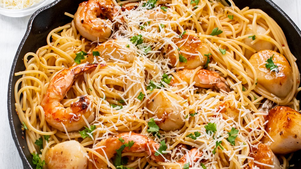 Image of Shrimp and Scallop Scampi