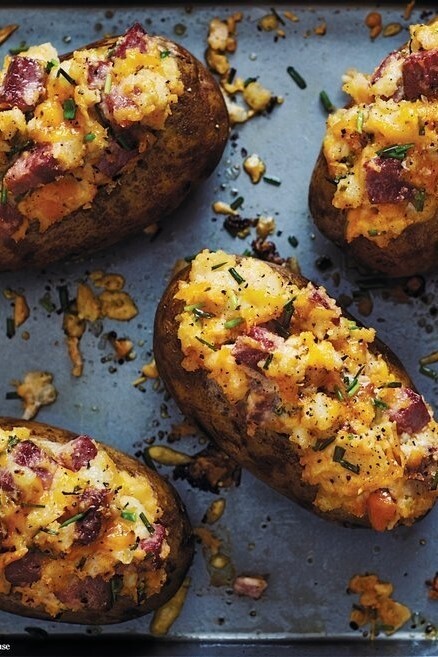 Image of Double Baked Corned Beef Potatoes