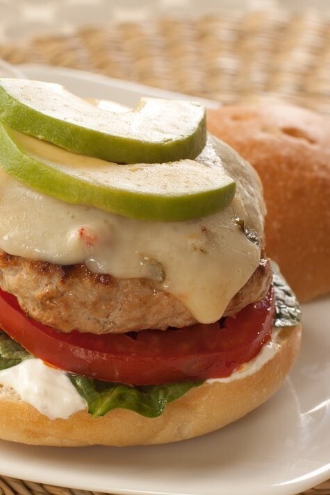 Image of Easy Moist Turkey Cheeseburgers