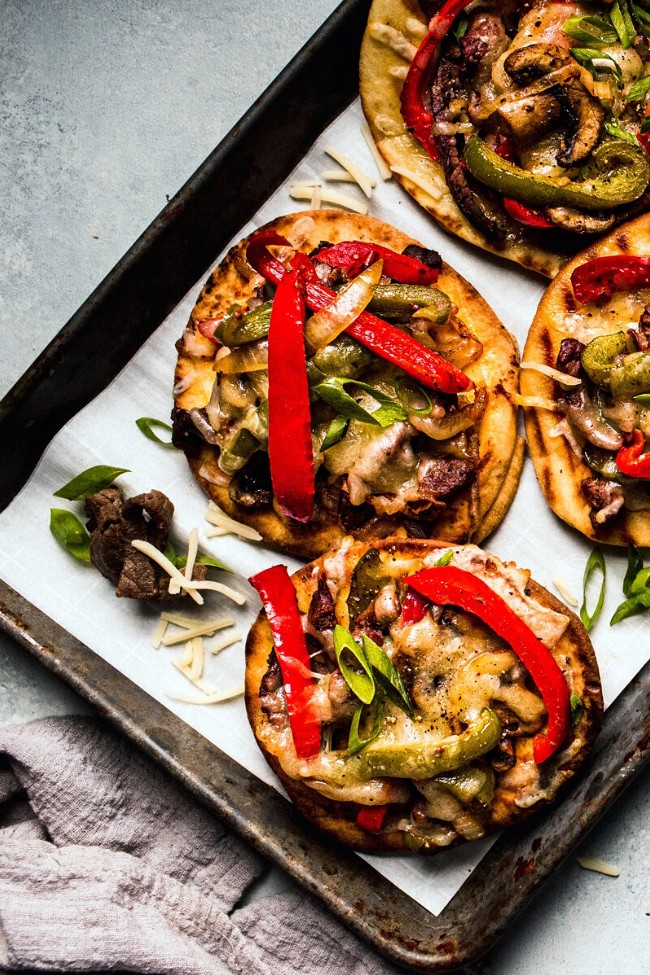 Image of Grilled Cheesesteak Flatbread 