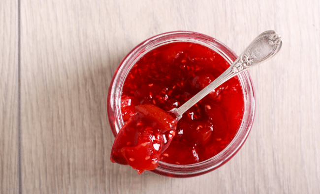 Image of Homemade Raspberry Peach Jam
