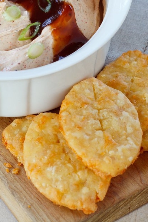Football Cheddar Crackers
