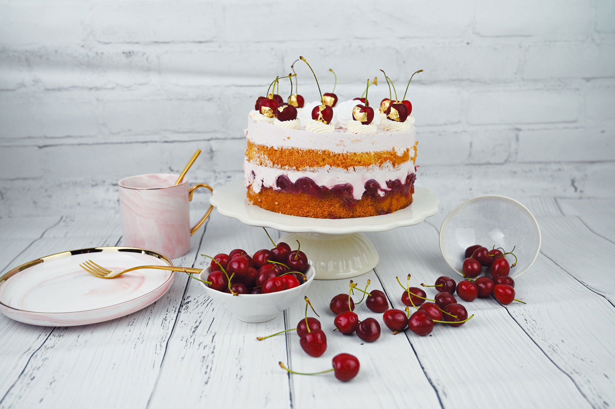 Kirsch-Creme-Torte