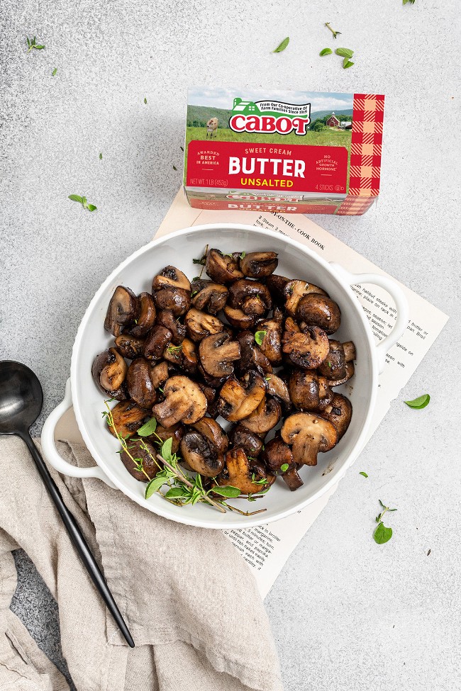 Image of Garlic Butter Mushrooms