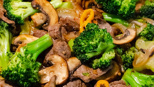 Image of Virginia Willis' Ginger Turmeric Broccoli & Beef