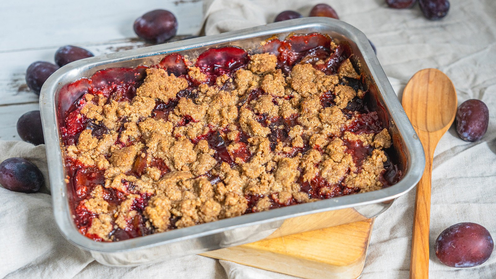 Image of Glutenfreier Crumble mit Obst